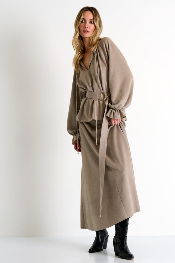 Shan Kate Vegan suede belt